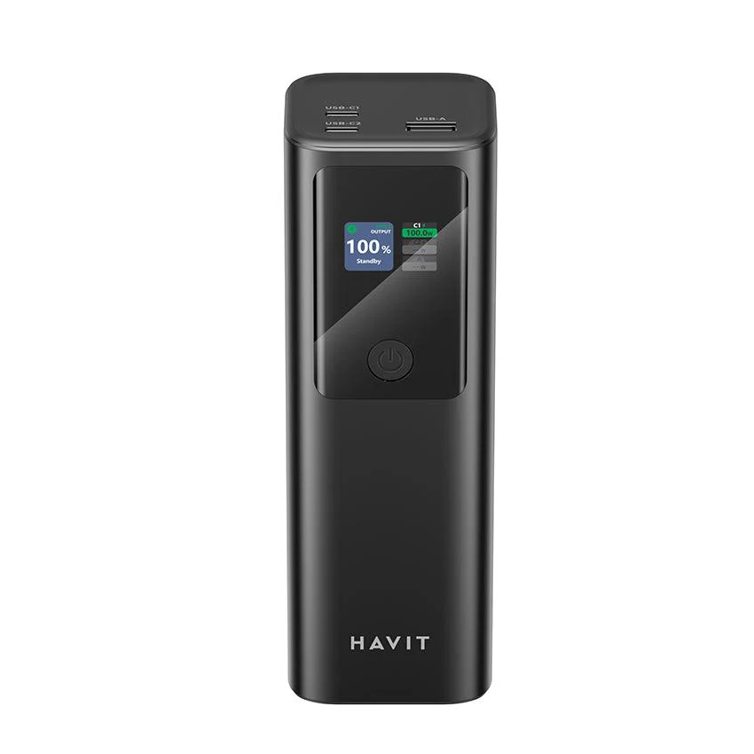 HAVIT Power Bank 27000MAh Smart display PB50 Black
