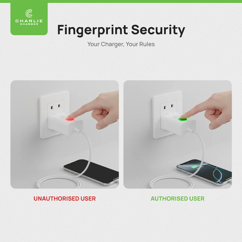 Charlie Charger 30W USB-C 2 Metre White