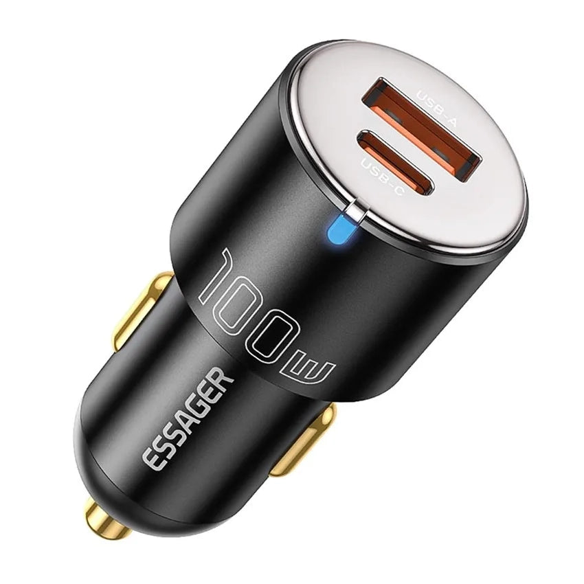 Dual USB-A Power Delivery Car Charger - 3.4A