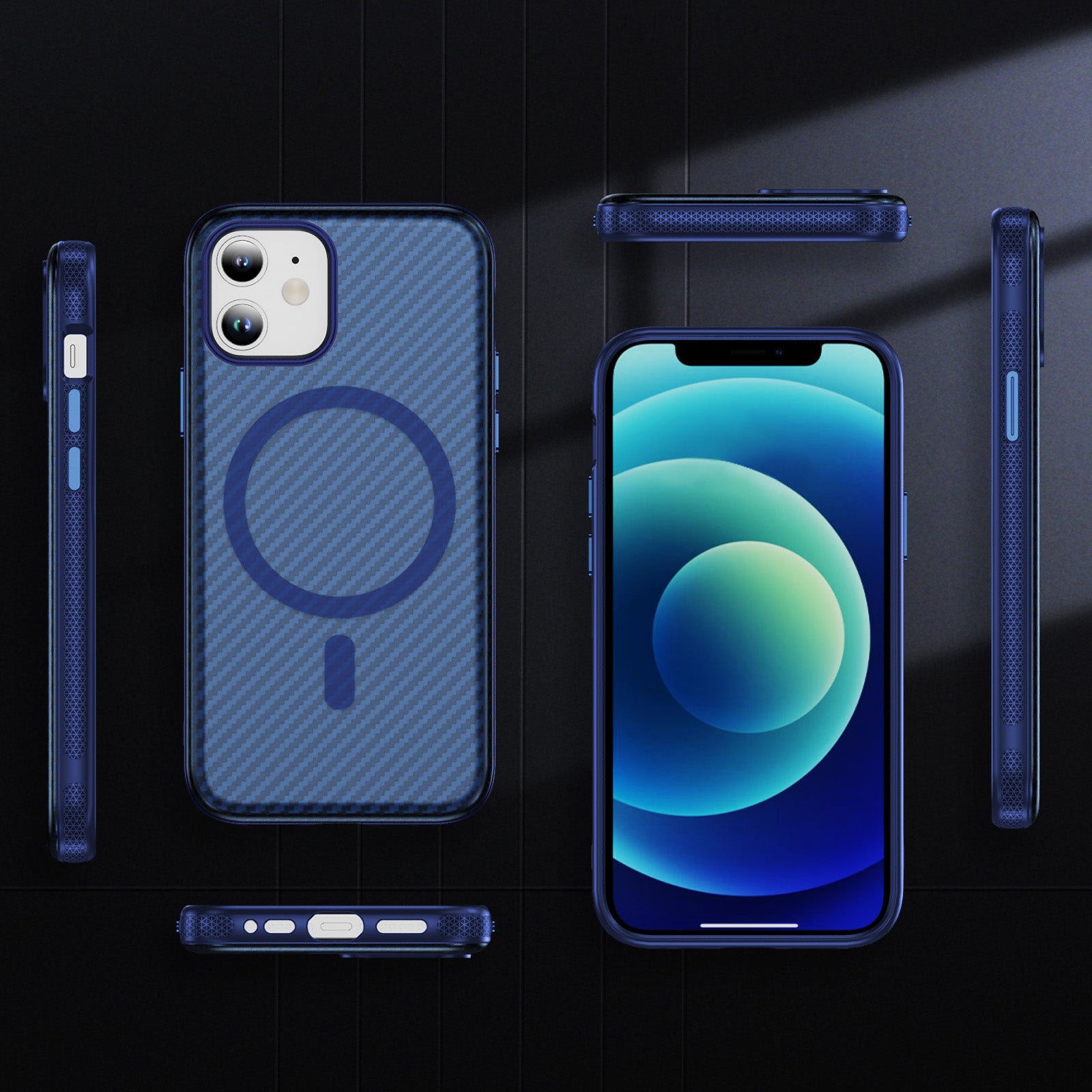 Fulcrum-Carbon Fiber-Magsafe Case iPhone 12/ 12 Pro