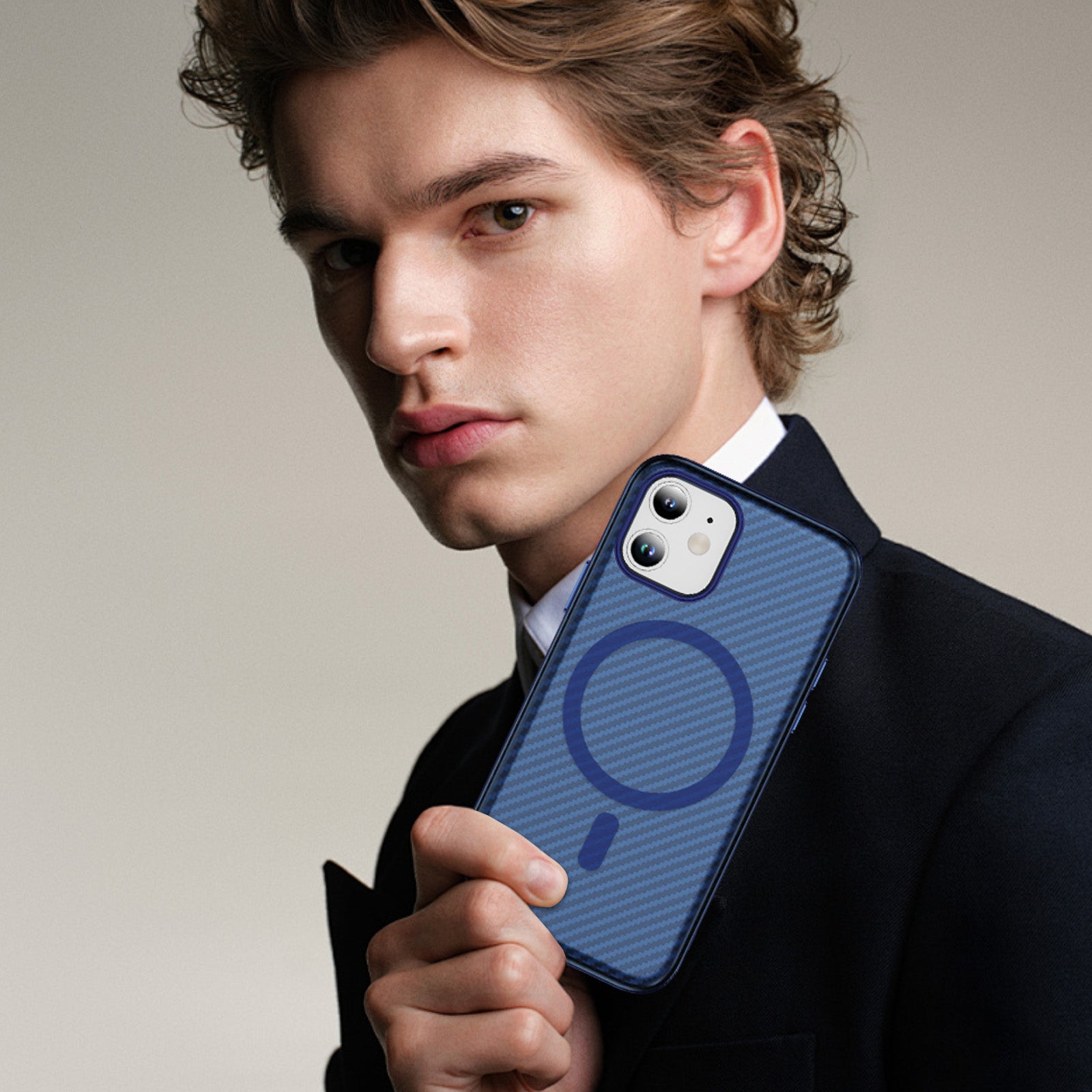 Fulcrum-Carbon Fiber-Magsafe Case iPhone 12/ 12 Pro