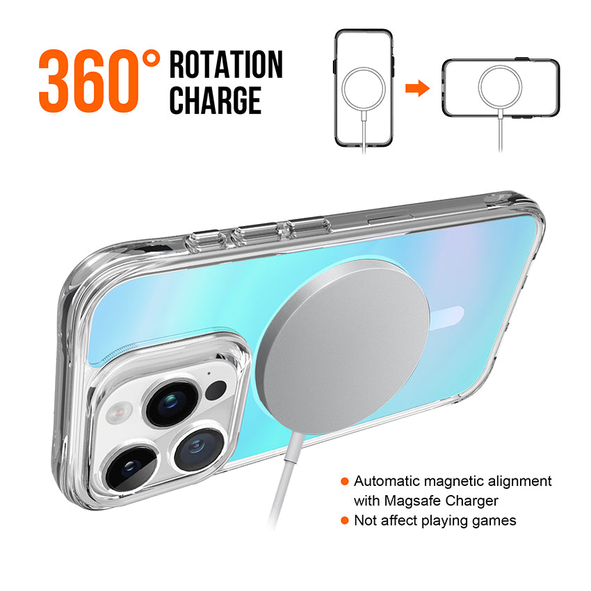 Pure Rainbow Magsafe Case iPhone 15 Pro Max