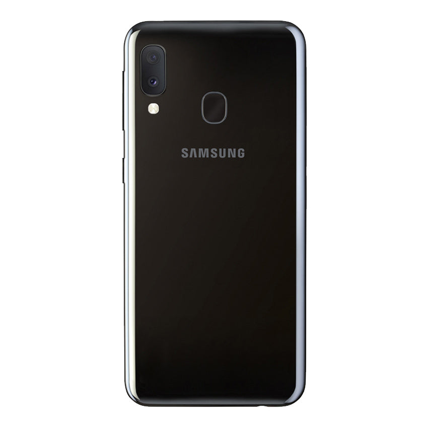 Samsung Galaxy A20e black back - Fonez -Keywords : MacBook - Fonez.ie - laptop- Tablet - Sim free - Unlock - Phones - iphone - android - macbook pro - apple macbook- fonez -samsung - samsung book-sale - best price - deal