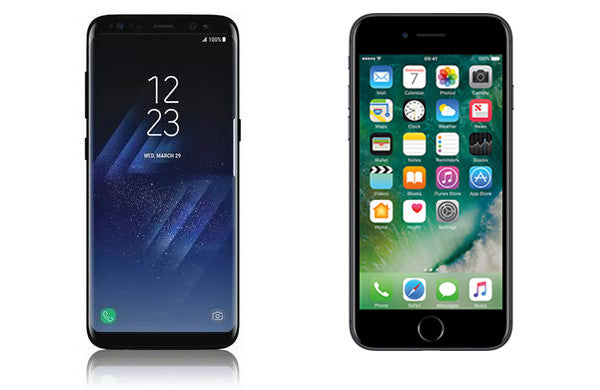 Head to Head: Apple iPhone 7 vs Samsung Galaxy S8