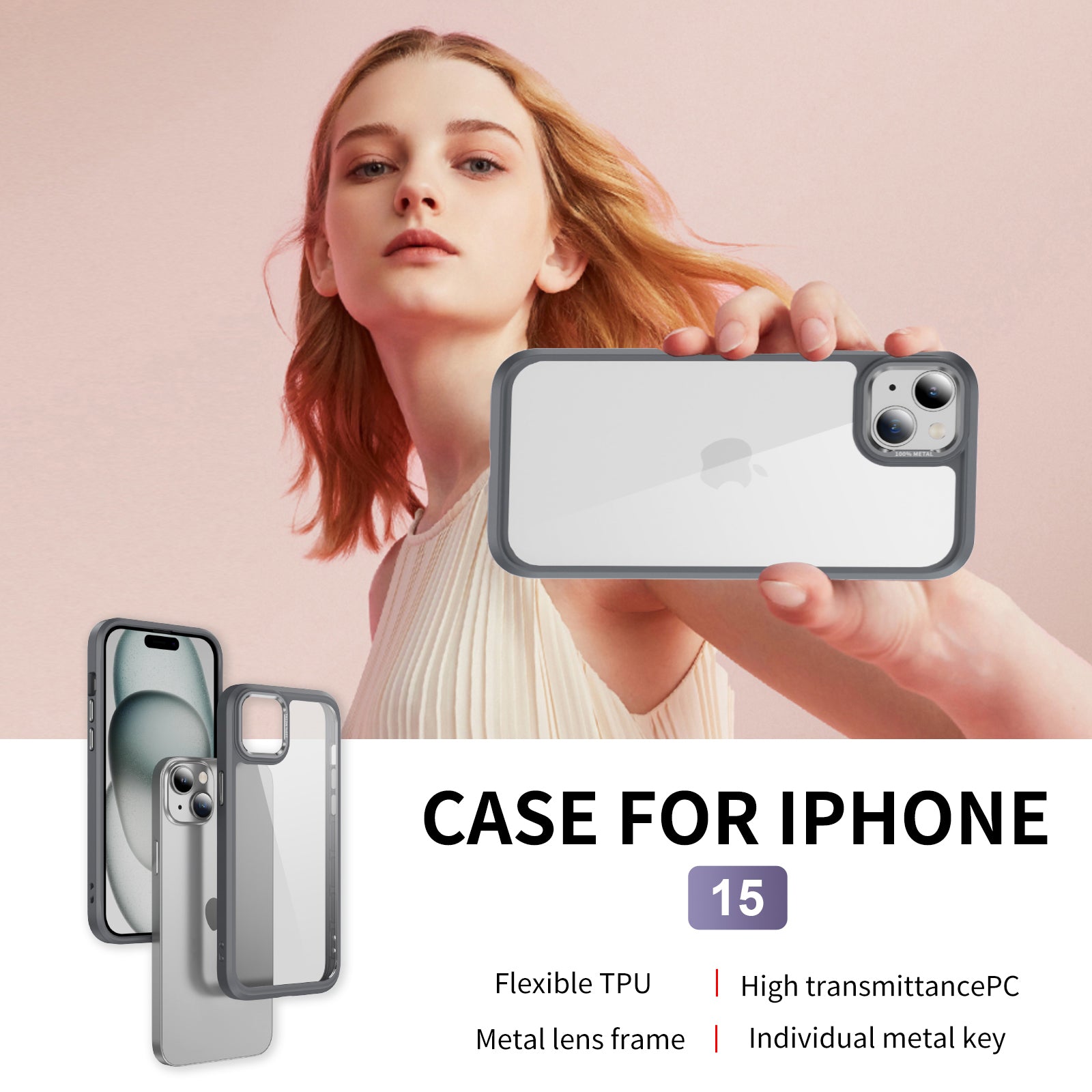 Transparency Goggles Case iPhone 15