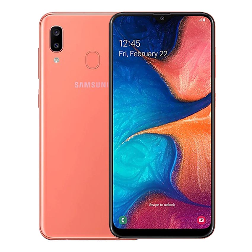Samsung Galaxy A20 coral
