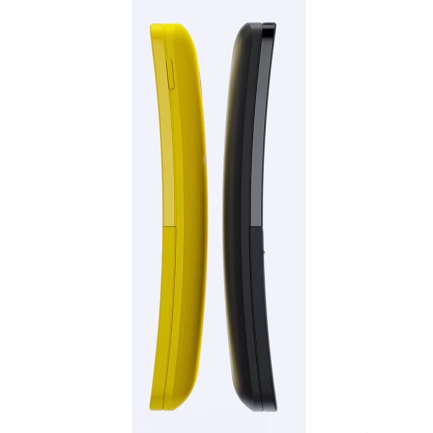 Nokia 8110 4G yellow and black both coler with left and right side view 