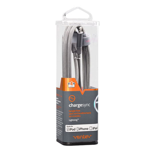 Ventev 4ft Charge/Sync Alloy Lightning Cable Fonez