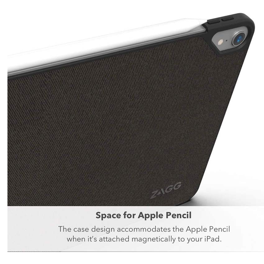 space for apple Pencil The case design accommodates the Apple Pencil when it's attached magnetically to your iPad.- Fonez-Keywords : MacBook - Fonez.ie - laptop- Tablet - Sim free - Unlock - Phones - iphone - android - macbook pro - apple macbook- fonez -samsung - samsung book-sale - best price - deal