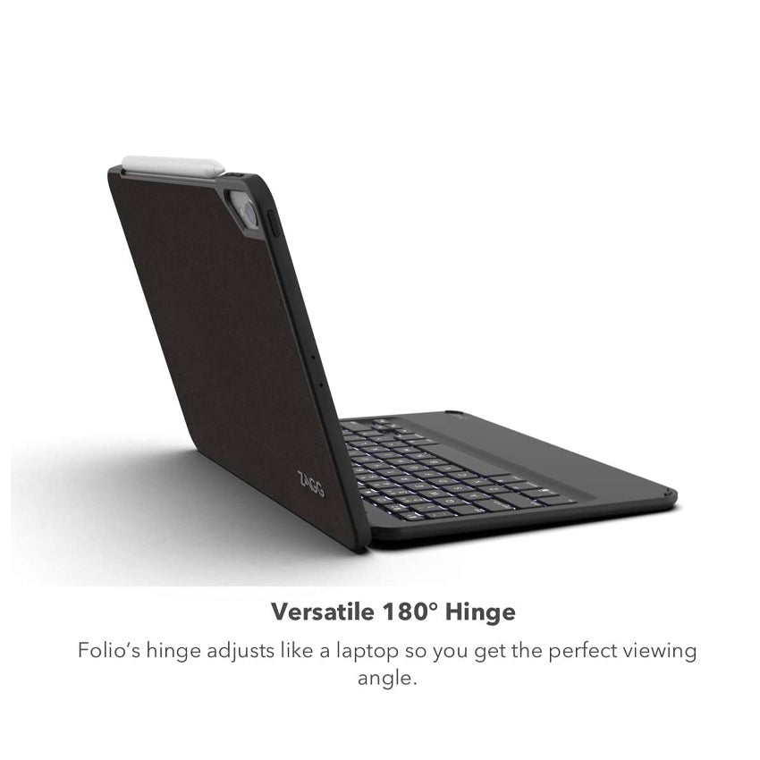 Versatile 180 degree Hinge Folio's hinge adjusts like a laptop so you get the perfect viewing angle. Fonez - Fonez-Keywords : MacBook - Fonez.ie - laptop- Tablet - Sim free - Unlock - Phones - iphone - android - macbook pro - apple macbook- fonez -samsung - samsung book-sale - best price - deal