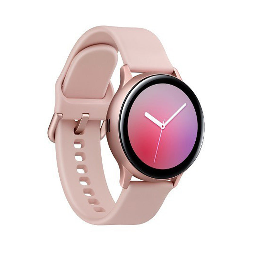 samsung galaxy watch active 2 44mm rose gold left perspective side view Fonez